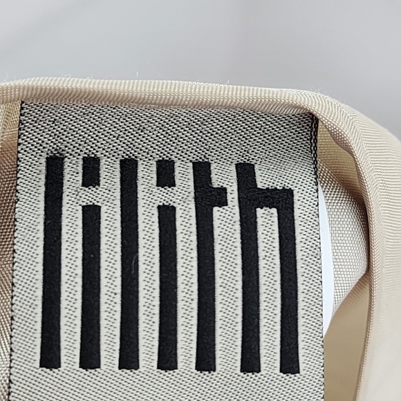 Lilith Women's Cupro Lace Applique Midi Skirt Tan Large - Picture 3 of 7